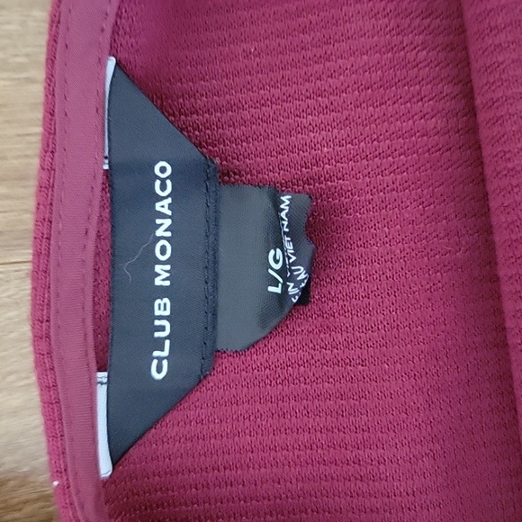 NWT Club Monaco Square Neck Puff Sleeve Top Magenta Large - Picture 4 of 8